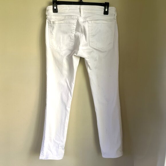 Rag & Bone Dre Slim Boyfriend Jeans, Optic White, Size 25 - Picture 3 of 11